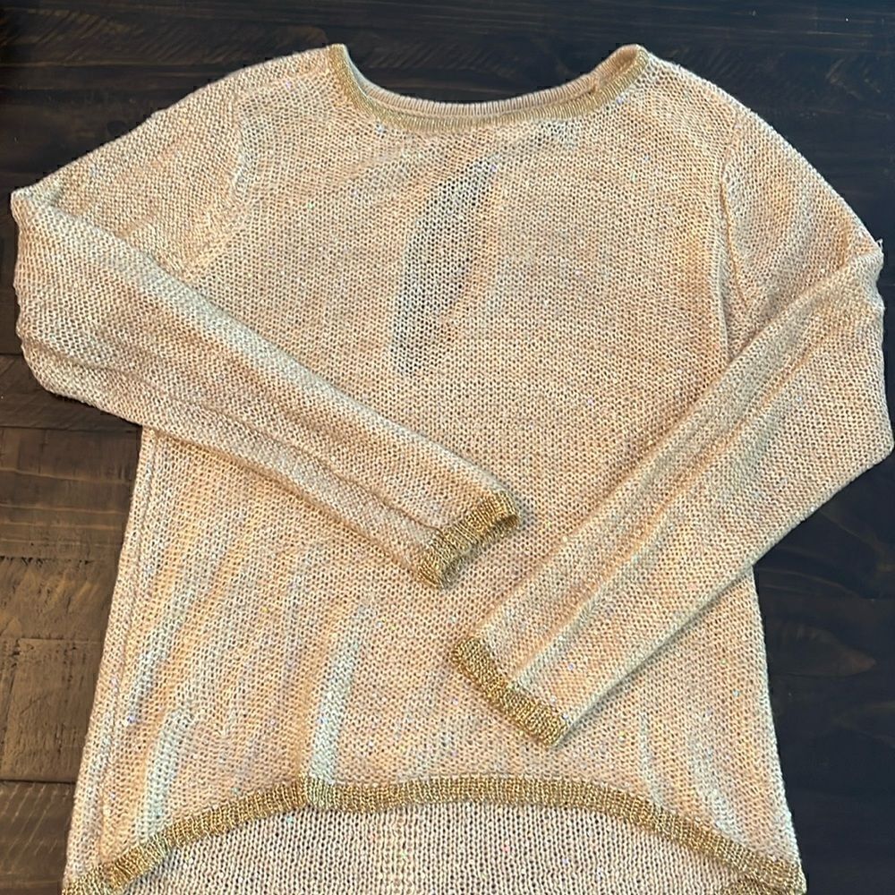 Gold sequence sweatshirt